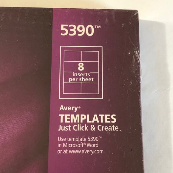 Avery 5390 Insert Badge Refill, Fits 2-1/4-Inch x3-1/2-Inch, 8/Sht, 400 per box - Picture 4 of 7